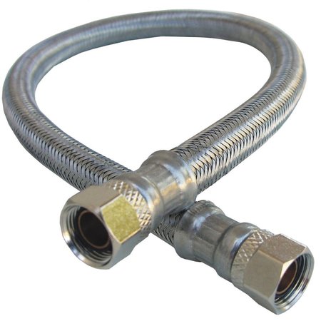LARSEN SUPPLY CO 3/8X3/8X20 Ss Connector 10-0976